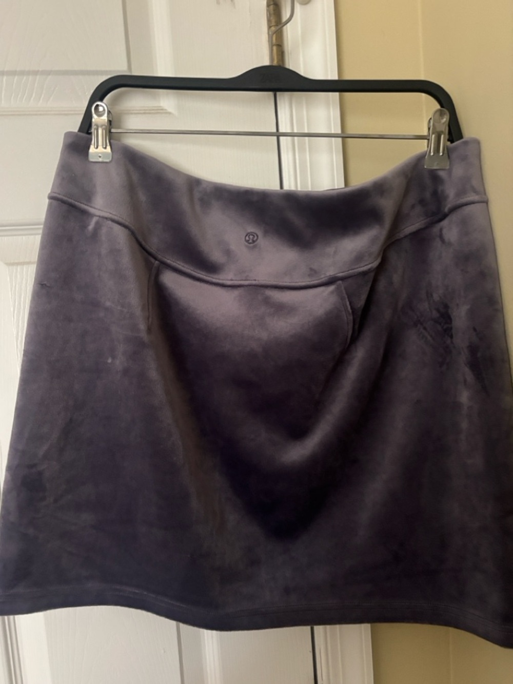 Lululemon Women's Scuba High-Rise in a  Deep Purple Velvet A-Line Skirt